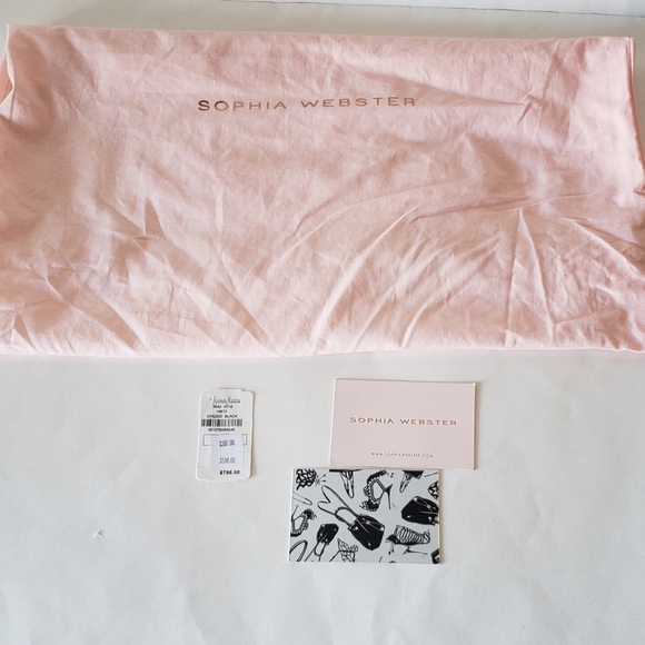 Sophia Webster Black Butterfly Leather Handbag - Picture 10 of 10